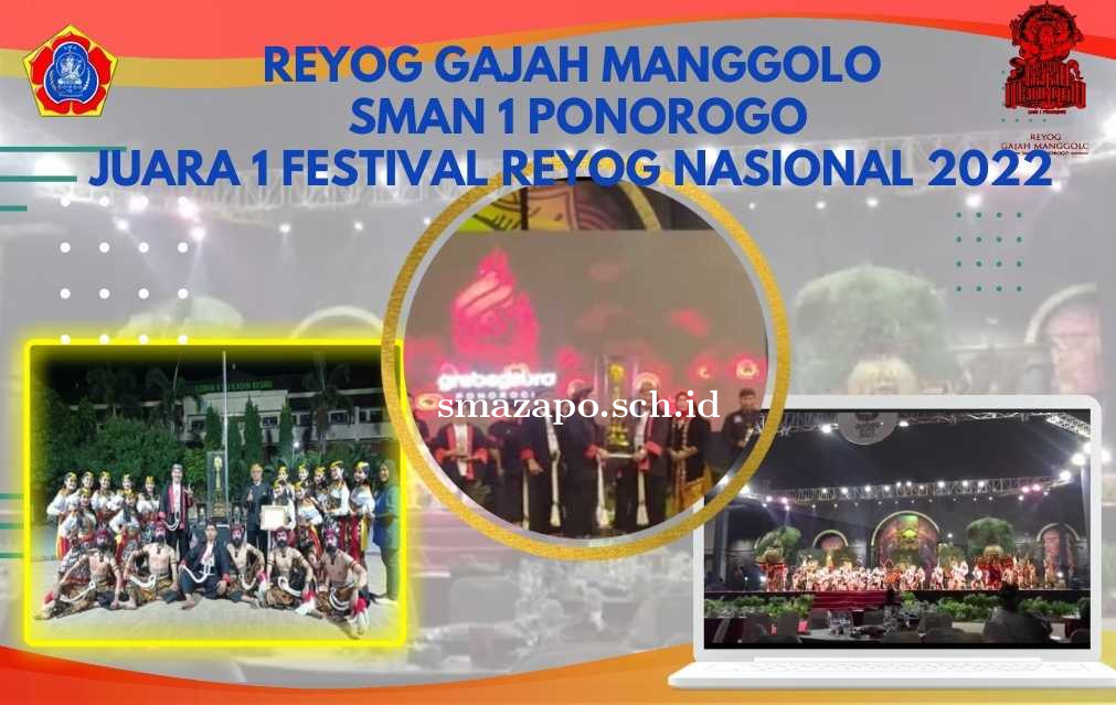 Reyog Gajah Manggolo Sabet Piala Presiden di FNRP XXVII Tahun 2022